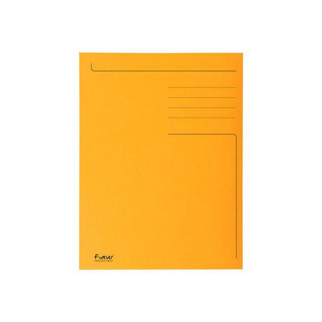 Folder EXACOMPTA 3-colour cardboard Folio orange