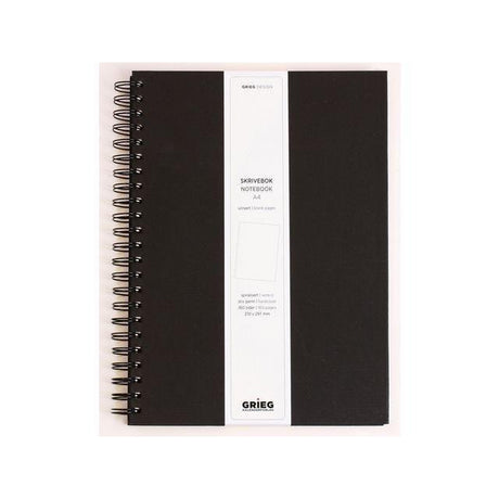 Ant.bok GRIEG Design A4 100g olinj black