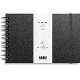 Sketchpad GRIEG A5 landscape 150g black