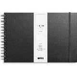 Sketchpad GRIEG A4 landscape 150g black