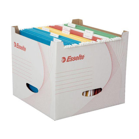 File box ESSELTE for suspension files w. lid
