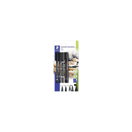 Universal pen LUMOCOLOR P Mix set 4/pack