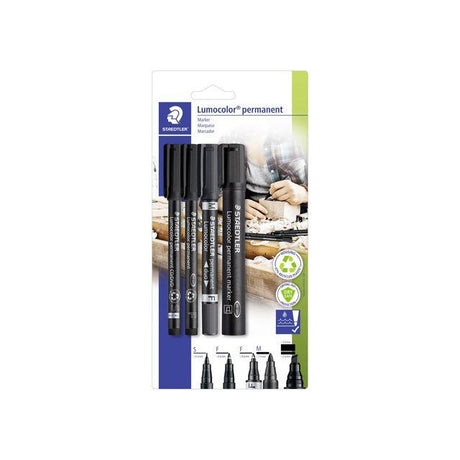 Universal pen LUMOCOLOR P Mix set 4/pack