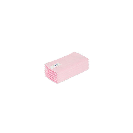 Microfibre cloth LYRECO P 40x40cm pink 5/pack