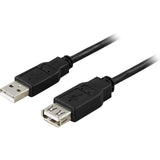 Cable DELTACO USB 2.0 extension 3m sva