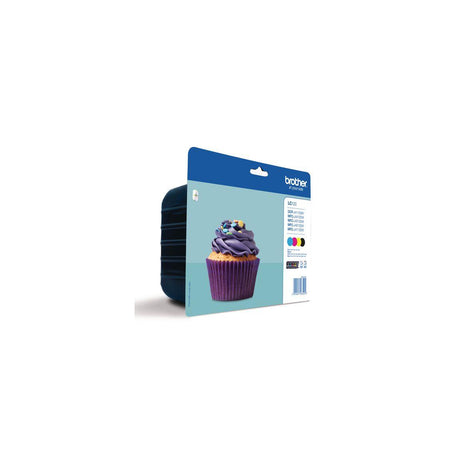 Ink cartridge BROTHER LC123 4 colours 4/pc
