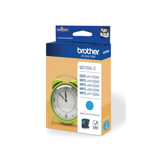 Ink cartridge BROTHER LC125XLC cyan