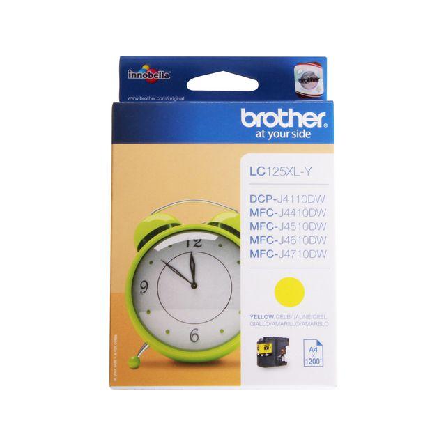 Ink cartridge BROTHER LC125XLY yellow