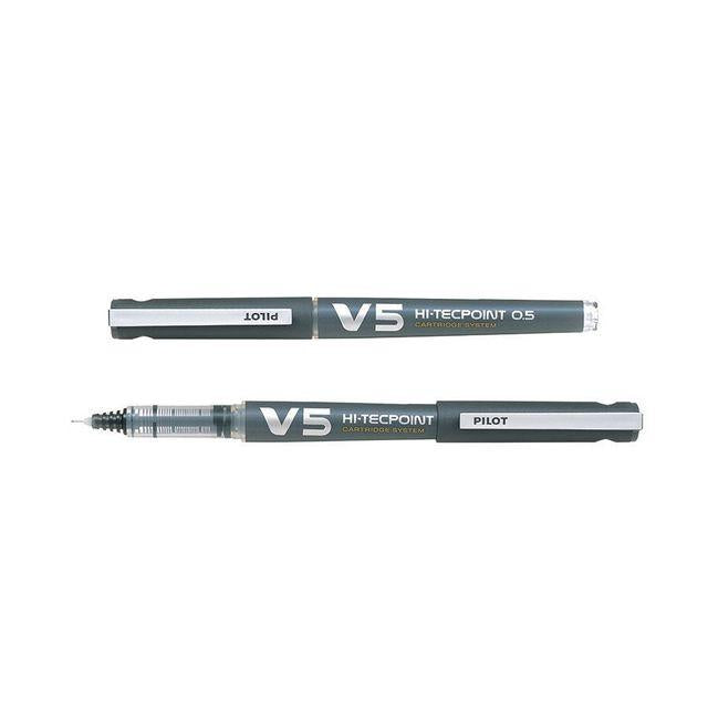 Ink ballpoint pen PILOT Hi-Tec V5 black