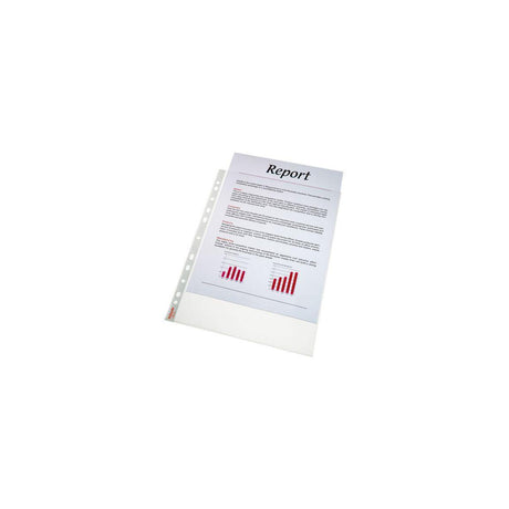 Plastic pocket ESSELTE A4 clear 0,075mm100/pc