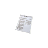 Plastic pocket ESSELTE A4 embossed 0,11mm100/pc