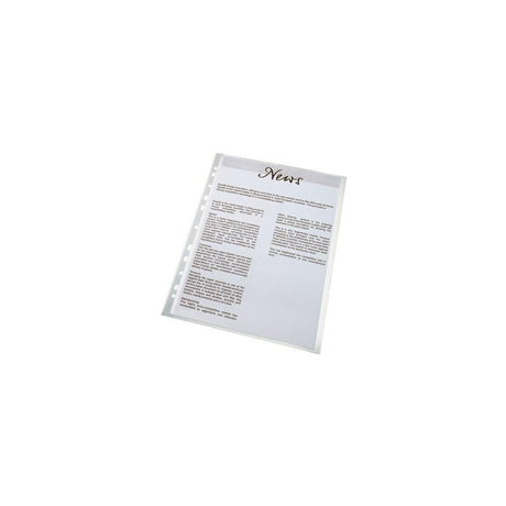 Plastic pocket ESSELTE A4 embossed 0,11mm100/pc
