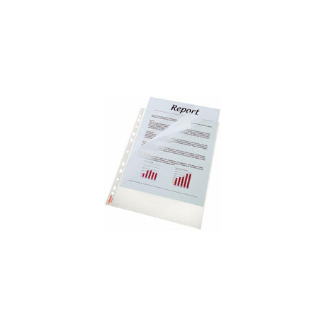 Plastic pocket folder ESSELTE A4 0,11mm 100/pc
