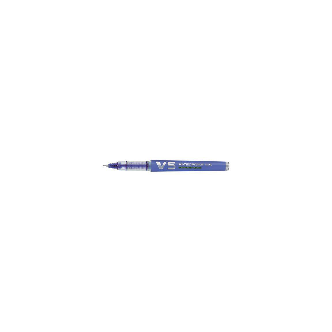 Ink ballpoint pen PILOT Hi-Tec V5 blue