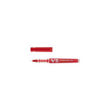 Ink ballpoint pen PILOT Hi-Tec V5 red