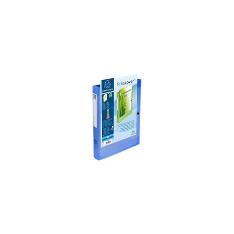 Box folder EXACOMPTA A4 PP transp blue