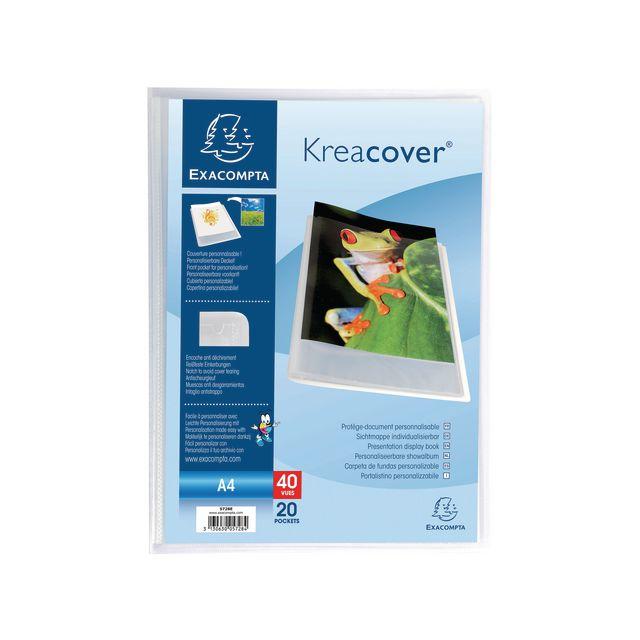 Demo book EXACOMPTA A4 20 pockets transp