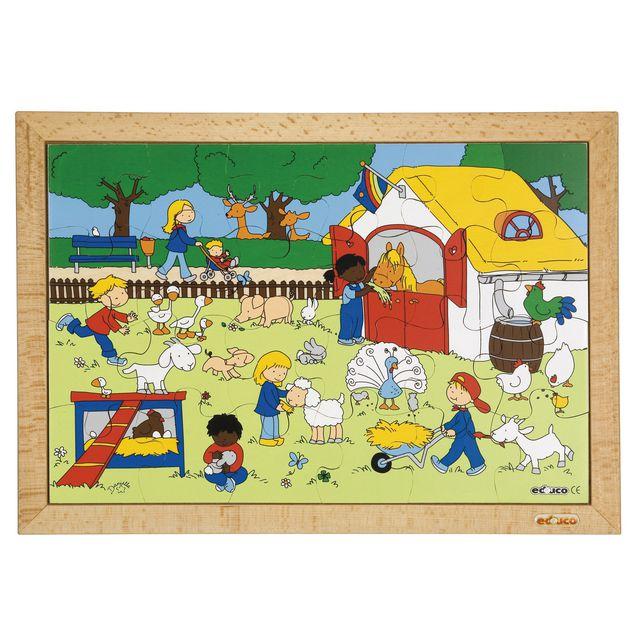 Rampussel farm visit 40x28cm