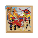 Rampus fire brigade 34x34cm