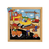 Ramp puzzle road construction 34x34cm
