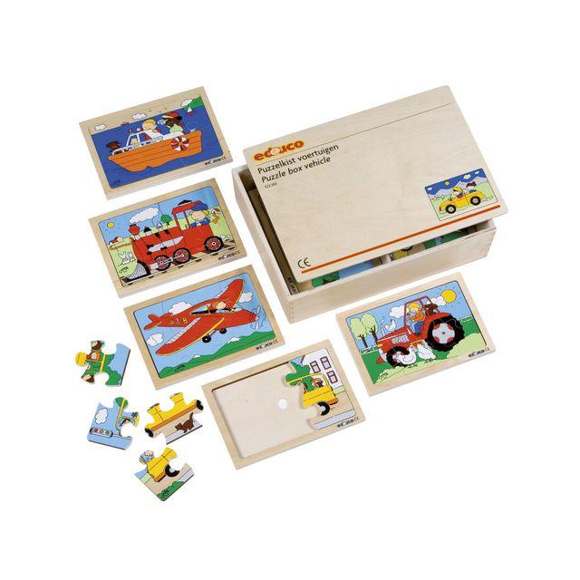 Puzzle box vehicle 14x20cm