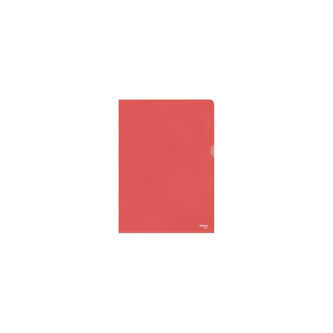 File folder ESSELTE A4 0,11 red 100/pack