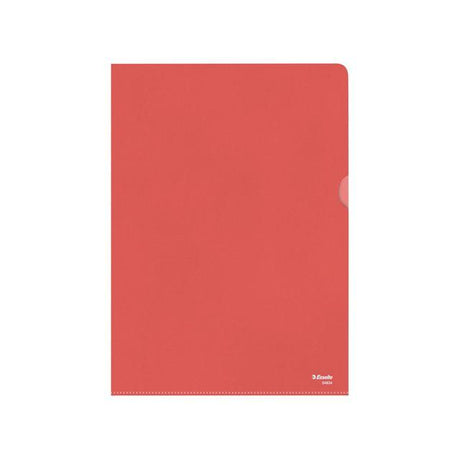 File folder ESSELTE A4 0,11 red 100/pack