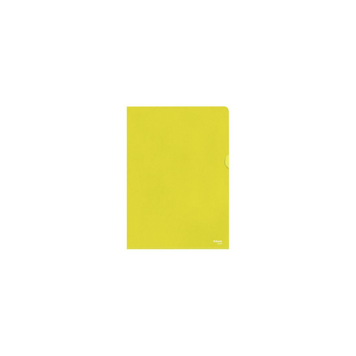 Folder ESSELTE A4 0,11 yellow 100/pack