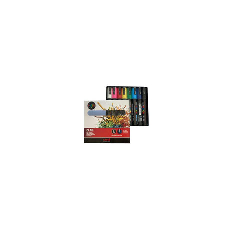 Marking pen UNI Posca PC-5M 8 colours/pack