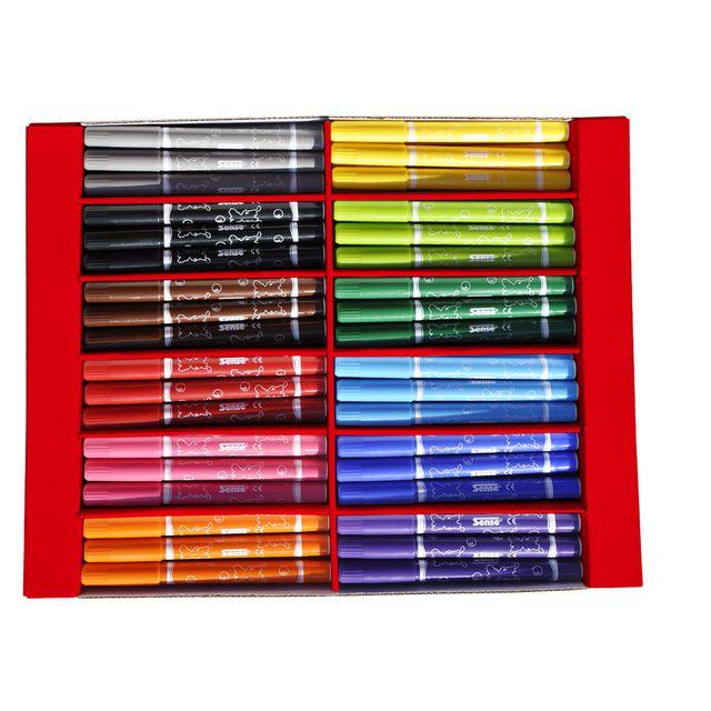 Fibre pencils SENSE Jumbo 108/pc