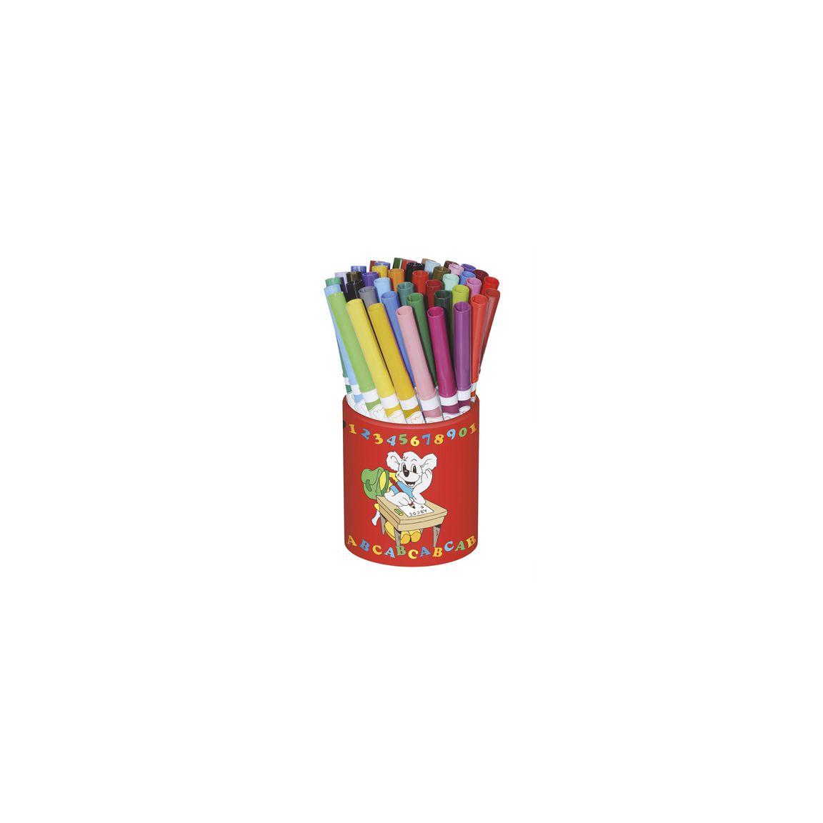Fibre pen SENSE conical tin 42/pc