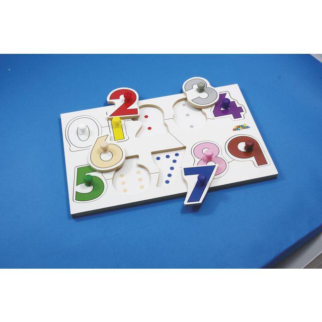 Knob puzzle numbers 41x30cm