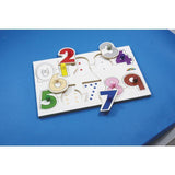 Knob puzzle numbers 41x30cm