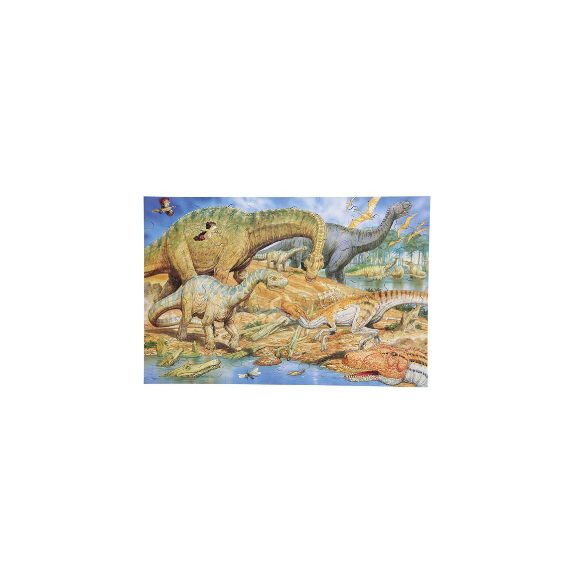 Floor puzzle dinosaurs 60x40cm