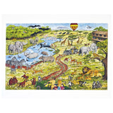 Floor puzzle africa 60x40cm