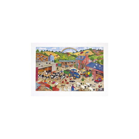 Floor puzzle farmhouse 60x40cm