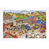 Floor puzzle farmhouse 60x40cm