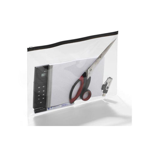 Zip bag DURABLE Zip A4 black 5/pc