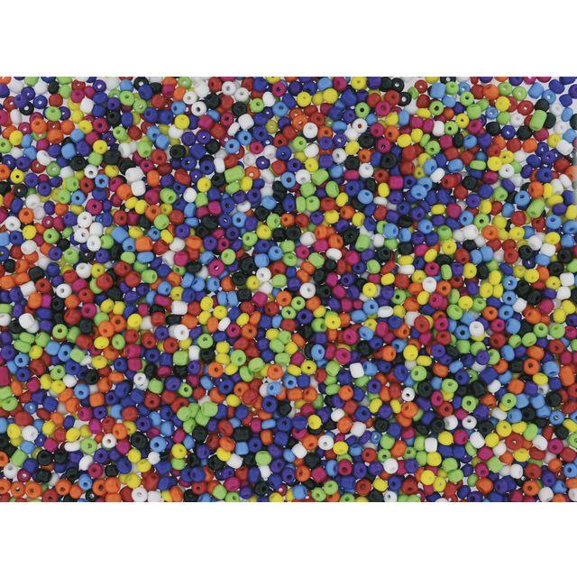 Glass beads rocailles 500g