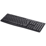 Keyboard LOGITECH K270 wireless black