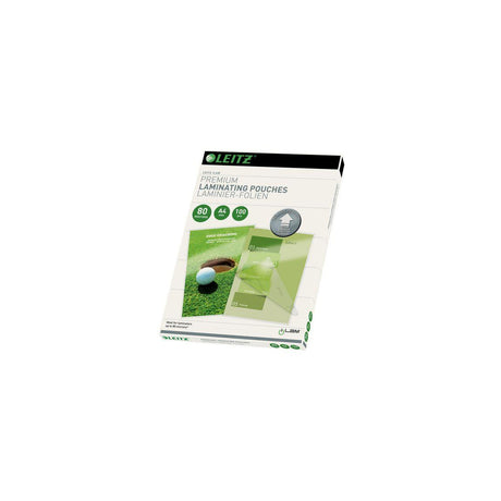 Laminate LEITZ UDT A4 80mic clear 100/pack