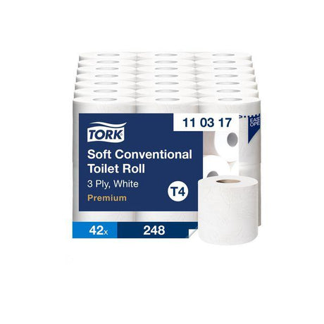 Toilet paper TORK Pre T4 3-ply 42/pack
