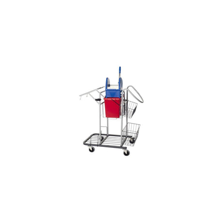 Trio NORDEX cleaning trolley with swab press