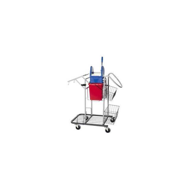Trio NORDEX cleaning trolley with swab press