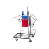 Trio NORDEX cleaning trolley with swab press