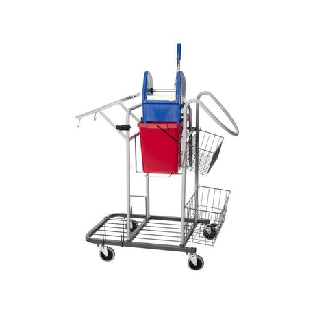 Trio NORDEX cleaning trolley with swab press