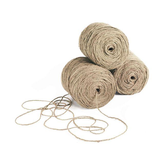Natural coloured jute ribbon 470m/rl