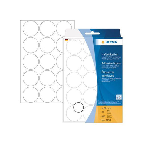 Label HERMA Allround 32mm white 480/pc