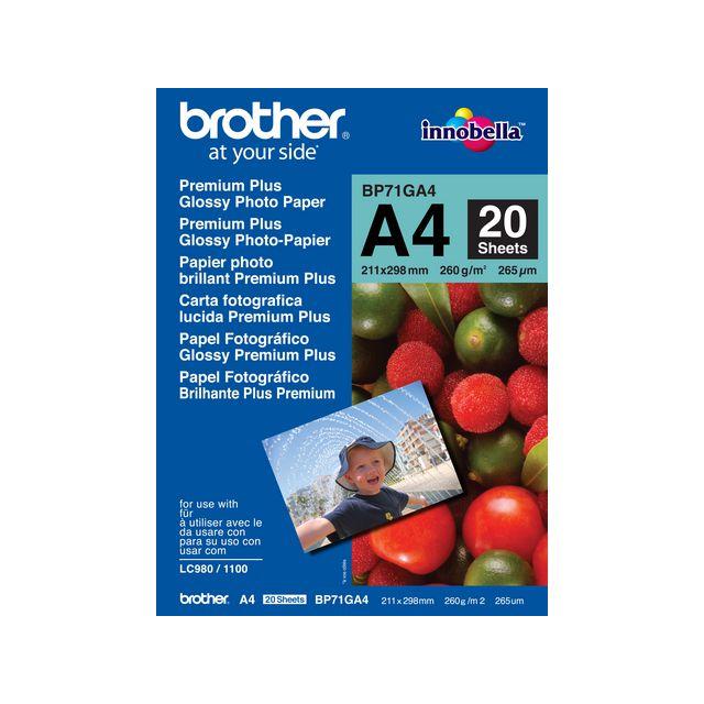 Photo paper BROTHER BP71 A4 260g 20/pack