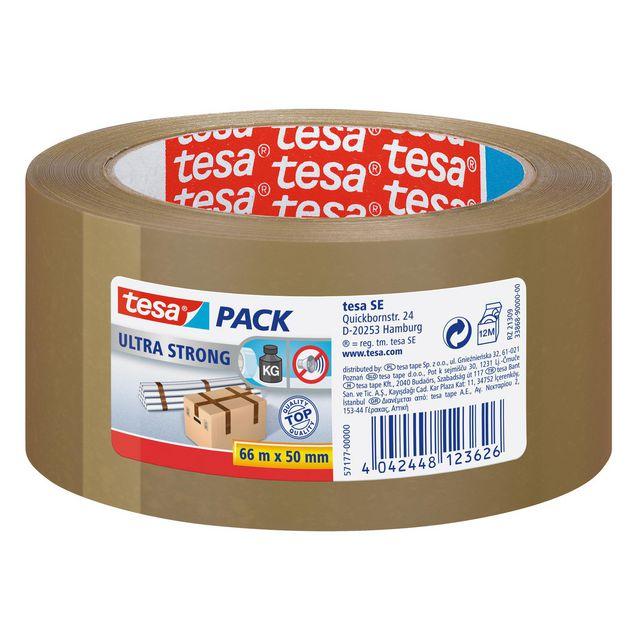 Packing tape TESA Ultra Strong 50mmx66m brown